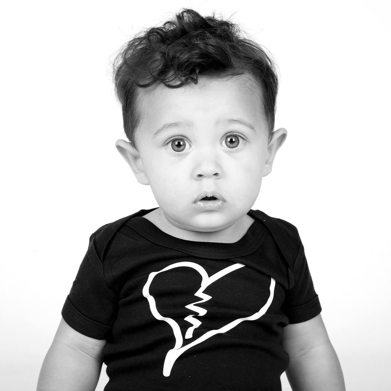 Heartbreaker Unisex Short Sleeve Baby Bodysuit