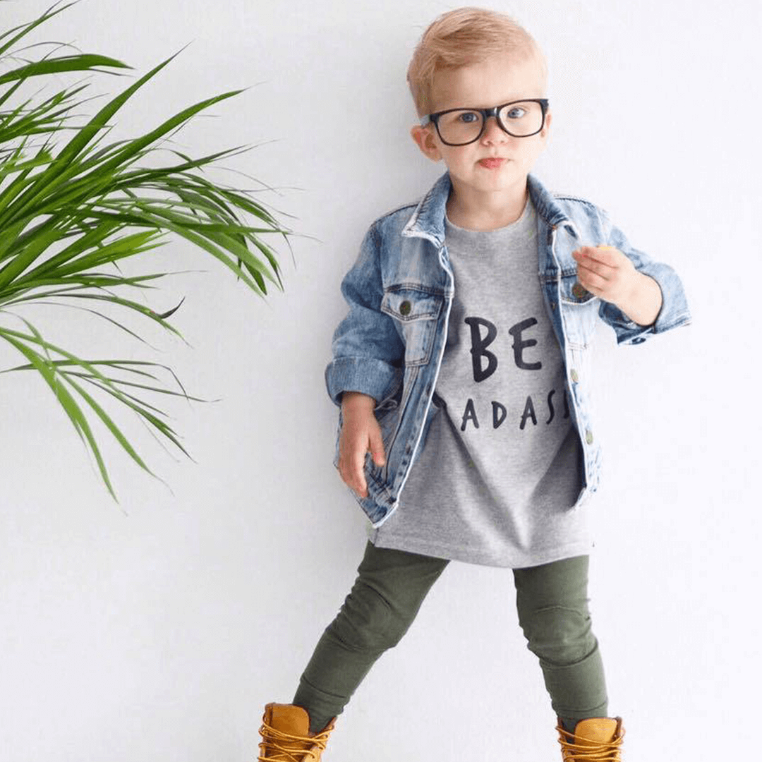 Be Badass Unisex Short Sleeve Kids T-Shirt