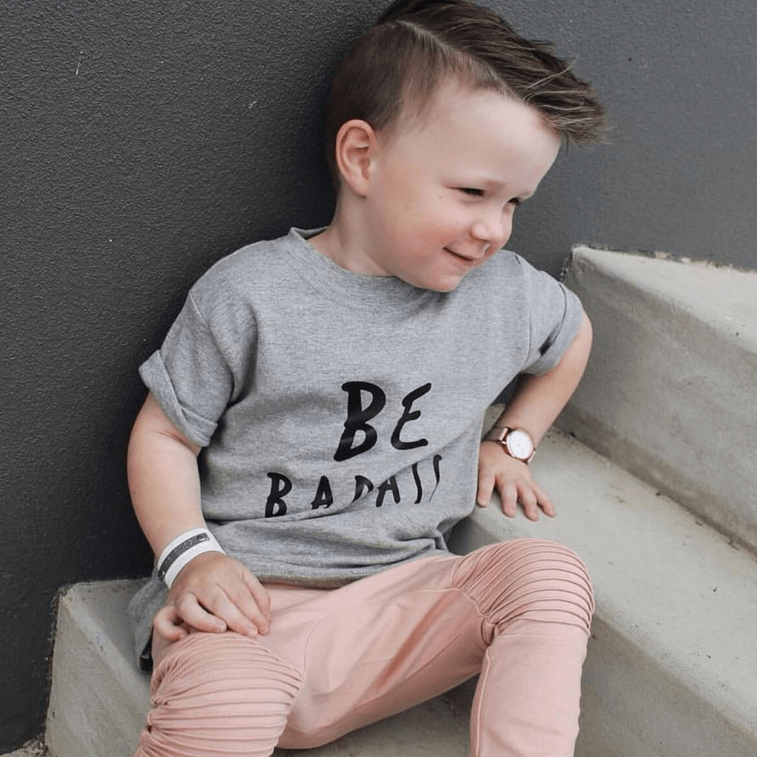 Be Badass Unisex Short Sleeve Kids T-Shirt