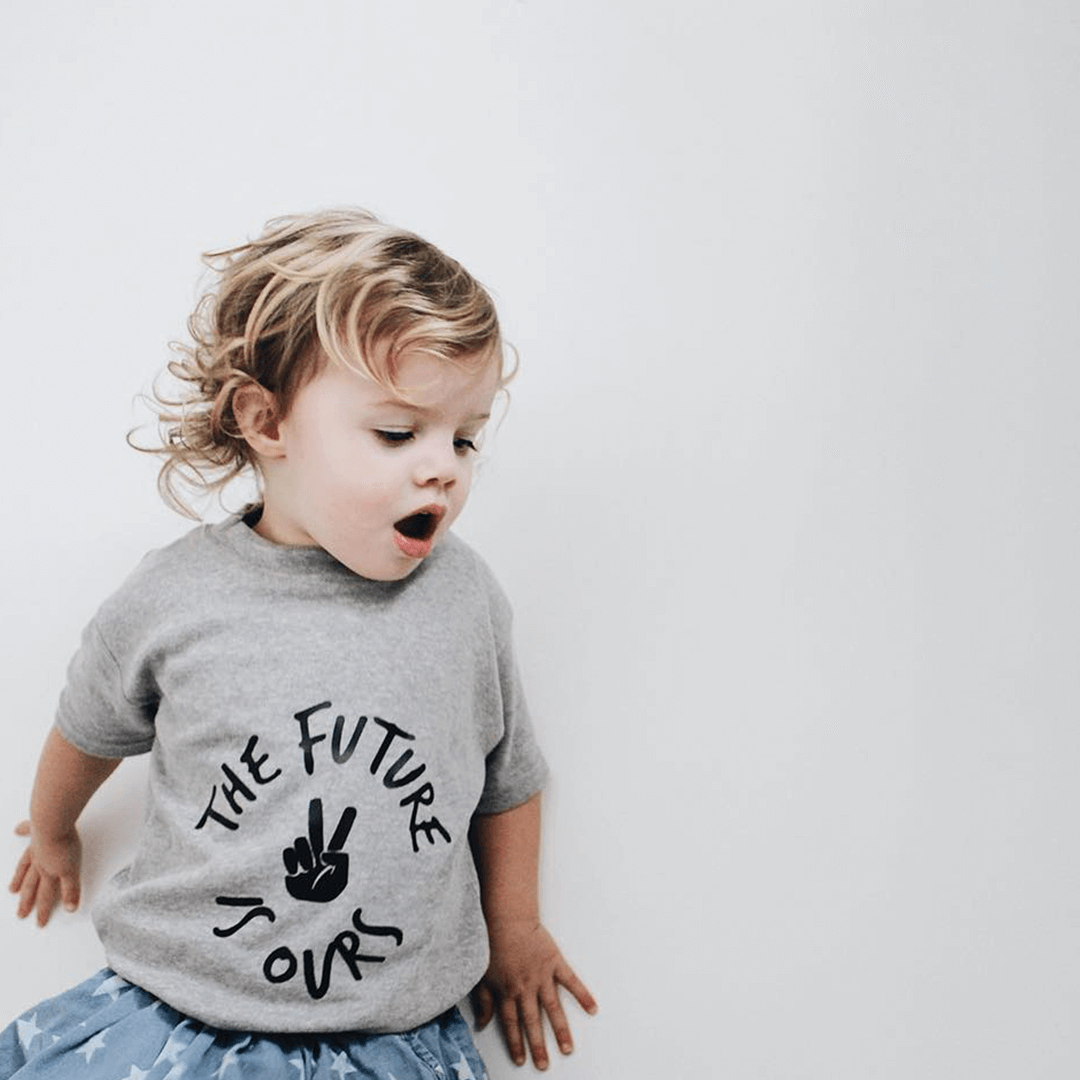 The Future Is Ours Unisex Short Sleeve Baby T-Shirt