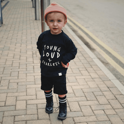 Young, Loud & Fearless Unisex Short Sleeve Baby T-Shirt